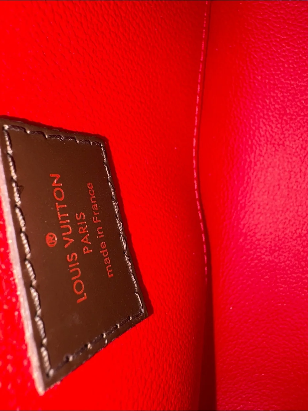 Louis Vuitton Brown Checkered Cosmetic Pouch